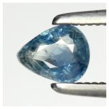 0.35ct 4.8x3.8mm Pear Natural Greenish Blue Sapphi
