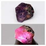 10.11ct Rough Natural Pinkish Purple Sapphire - Un
