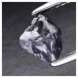 0.83ct 6.8x5.4mm Rough Unheated Purple Sapphire, M