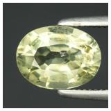 1.14ct 7.7x5.8mm Oval Natural Green Tourmaline - U