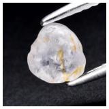 0.76ct 6x5.5mm Rough Unheated Light Purple Sapphir