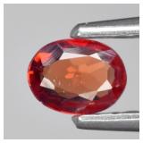 0.25ct 4.5x3.5mm VS Oval Orange Sapphire - Songea,