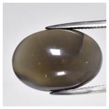 21.53ct Oval Cabochon Natural Greenish Purple Moon