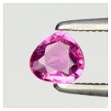 0.22ct 4.3x4mm VS Pear Natural Pink Tourmaline - U