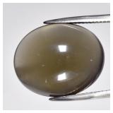 19.05ct Oval Cabochon Natural Greenish Purple Moon