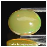 1.13ct 8.7x7mm Oval Cabochon Natural Opal - Spectr