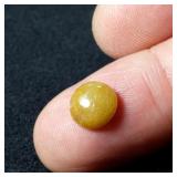 2.35ct Oval Natural Jadeite, Yellow Jade, Untreate