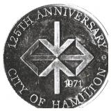 1971 Hamilton Canada 125th Anniversary Dollar