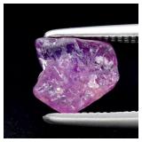 0.97ct 6.3x5.5mm Rough Pinkish Purple Sapphire Gem