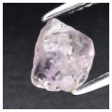 1.09ct 6x5.2mm Rough Light Pinkish Purple Sapphire