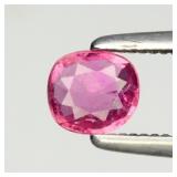 0.25ct 4.3x4mm Cushion Natural Pink Tourmaline - U