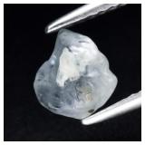 1.37ct 6.2x5.6mm Rough Unheated Blue Sapphire, Mad