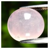 10.70ct 14x12.8mm Oval Cabochon Natural Pink Rose