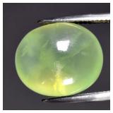 14.04ct 16x13.8mm Oval Cabochon Natural Green Preh
