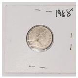 Silver 1968 Canada 10ï¿½ Coin