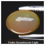 0.53ct 7x5.2mm Oval Cabochon Natural Opal - Color