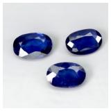 Oval Natural Heated Royal Blue Sapphire Madagascar