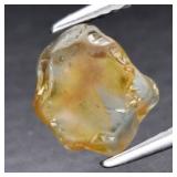 1.79ct 8.4x7.2mm Rough Unheated Green-Light Purple