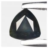 0.41ct Trillion Natural Green Blue Sapphire - Unhe