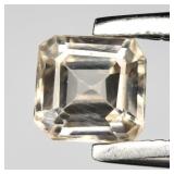 0.49ct 4x3.8mm VS Octagon Natural Light Champagne