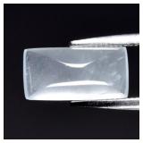 2.07ct Rectangle Cabochon Natural Light Blue Aquam