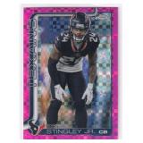 Derek Stingley Jr. #116 Pink Xfractor 2025