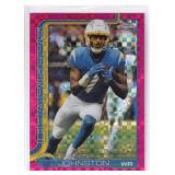Quentin Johnston #159 Pink Xfractor 2025