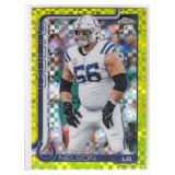 Quenton Nelson #144 Lime Green Xfractor 2025