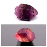 6.56ct 13x9mm Rough Natural Purple Pink Sapphire -