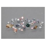 1.05tcw Lot Of Fancy Colour Lab Diamonds  1.8-3.0m