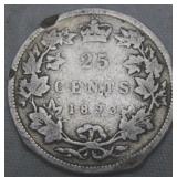 Canada 25 Cent 1893 Low Mintage