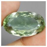 Oval Cut Natural Top Rich Green Amethyst Brazil 15