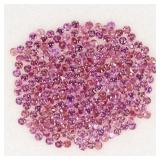 Round Natural Pink Raspberry Rhodolite Garnet 3.08