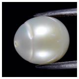 9.41ct Free Form Cabochon Drilled Natural Cultured