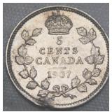 Canada 5 Cents 1907