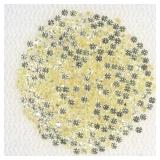 Round Diamond Cut Natural Heated Yellow Sapphire L
