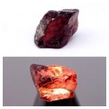 5.42ct Rough Natural Reddish Purple Rhodolite Garn