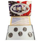 2002 US Platinum Edition State Quarter Collection