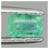 Emerald Cut Natural Unheated Top Rich Green Emeral