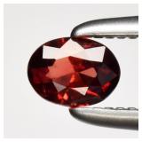 0.17ct 4x3mm VS Oval Reddish Orange Sapphire - Son