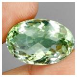 Oval Cut Natural Top Rich Green Amethyst Brazil 16