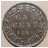Canada Large Cent 1884
