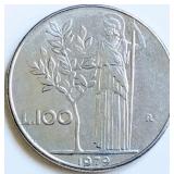 Italy 1979 LIRE 100 coin 28mm