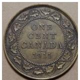 Canada Large Cent 1911