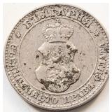 Bulgaria 1913 WWI, Ferdinand I 20 STOTINKI coin
