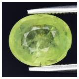 1.99ct 8.5x7mm Oval Natural Green Grossular Garnet