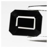 1.00ct 6x4.8mm VS Octagon Natural Dark Blue Spinel
