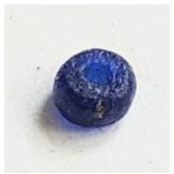 Ancient AD100-300 Roman glass bead dark blue