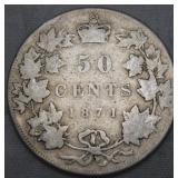 Canada 50 Cents 1871