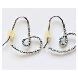 Vintage earrings pair 22mm  1.12g.